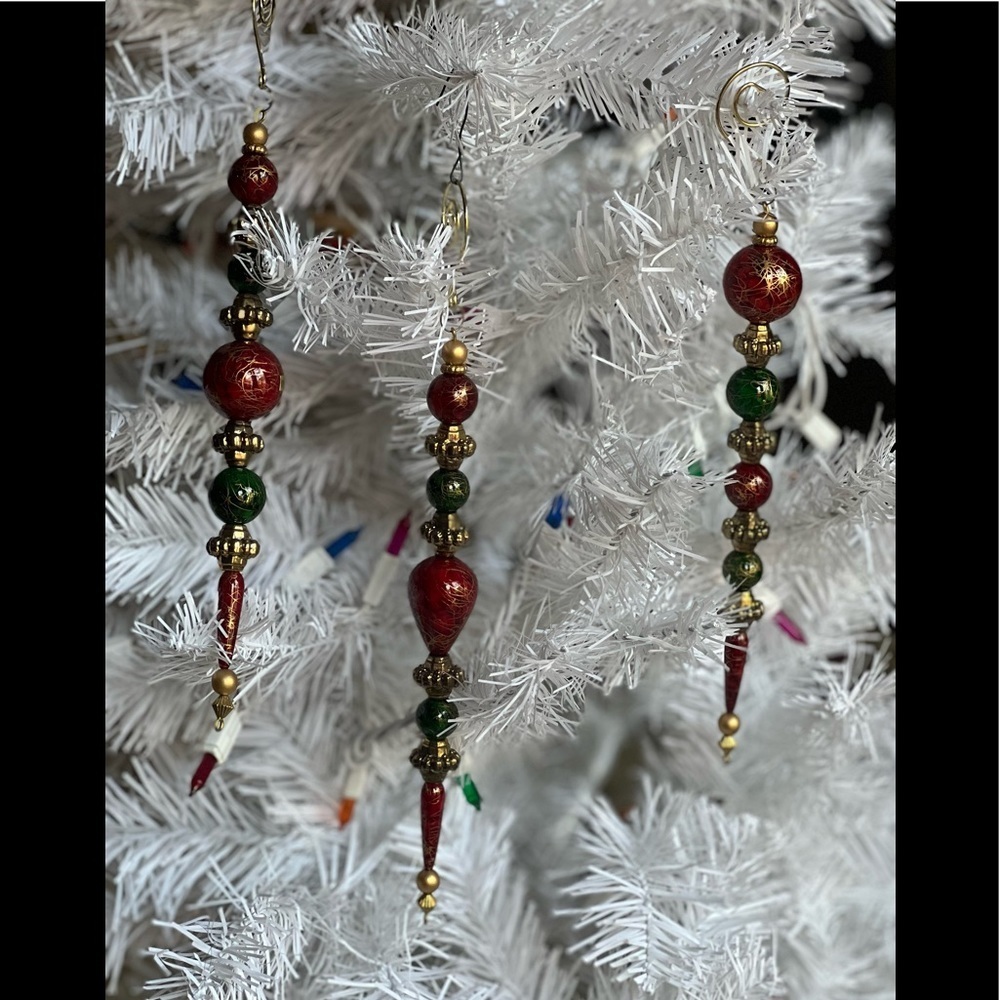 ❤️Rare Vintage Christmas Ornaments 3 pc Set‼️FINAL SALE